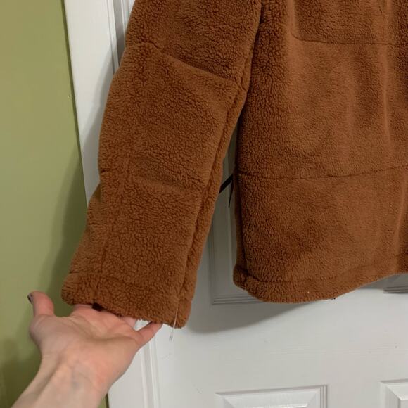 NWT Rebecca Minkoff soft teddy high neck puffer coat medium - Picture 4 of 11